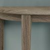 11.75" x 36" x 32.5" Dark Taupe Finish Accent Table - Image 2