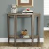11.75" x 36" x 32.5" Dark Taupe Finish Accent Table - Image 5