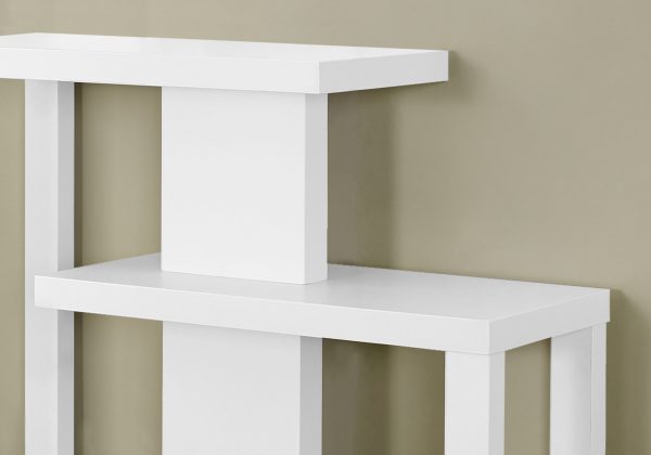 11.75" x 31.5" x 34" White Finish Hall Console Accent Table - Image 2