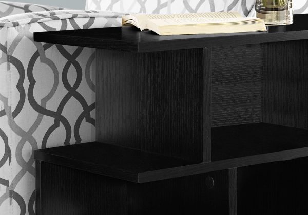 11.75" x 23.75" x 23.75" Black Particle Board Laminate  Accent Table - Image 2