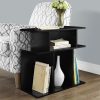 11.75" x 23.75" x 23.75" Black Particle Board Laminate  Accent Table - Image 5