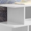 11.75" x 23.75" x 23.75" White Hollow Core Particle Board  Accent Table - Image 2