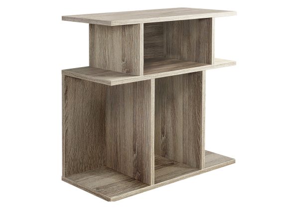 11.75" x 23.75" x 23.75" Dark Taupe  HollowCore  Particle Board  Accent Table - Image 2