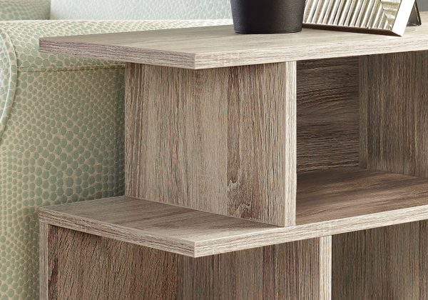 11.75" x 23.75" x 23.75" Dark Taupe  HollowCore  Particle Board  Accent Table - Image 3