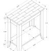 12" x 23.75" x 21.5" Cappuccino Particle Board Laminate Mdf  Accent Table - Image 3