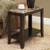 12" x 23.75" x 21.5" Cappuccino Particle Board Laminate Mdf  Accent Table - Image 5