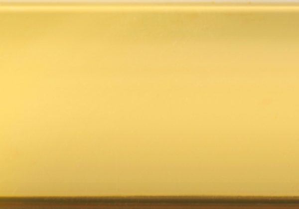 18.25" x 10.25" x 24" Gold Metal Glass  Accent Table - Image 4