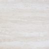 12.75" x 18.25" x 23.25" Beige Finish and Gold Metal Accent Table - Image 4