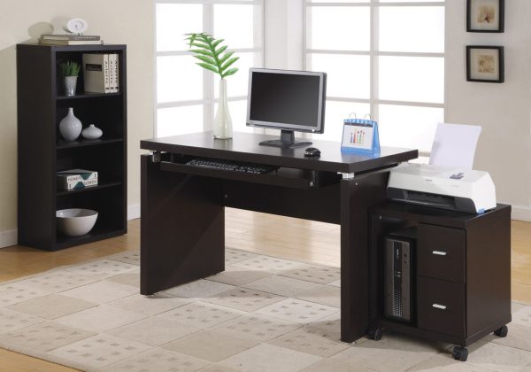 Office Cabinet Cappucino with 2 Drawer on Castors - Image 2