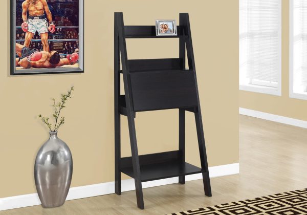 19" Dark Brown Rectangular Ladder Desk - Image 2
