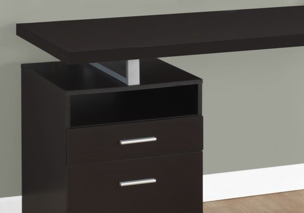 30" Particle Board and Grey Metal Computer Desk - Image 3