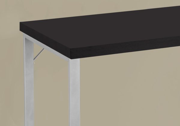 24" Dark Brown Rectangular Computer Desk - Image 2