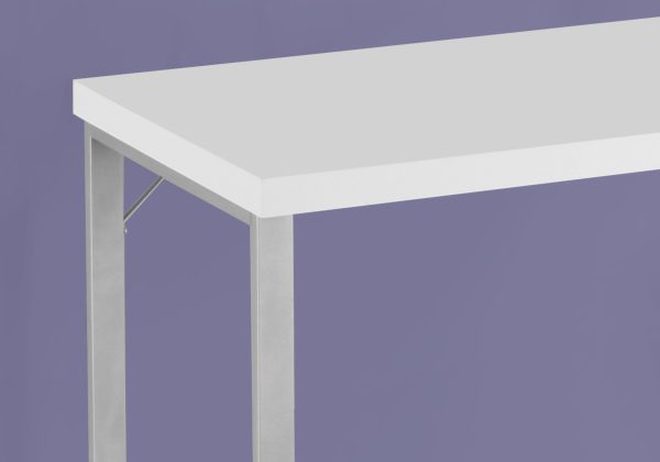 24" White Rectangular Computer Desk - Image 2