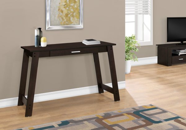 18" Brown Rectangular Computer Desk - Image 2