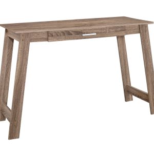 18" Brown Rectangular Computer Desk