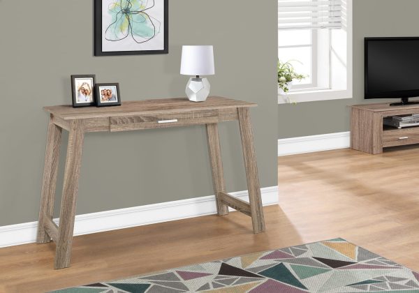 18" Brown Rectangular Computer Desk - Image 2