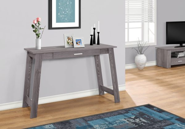 18" Grey Rectangular Computer Desk - Image 2