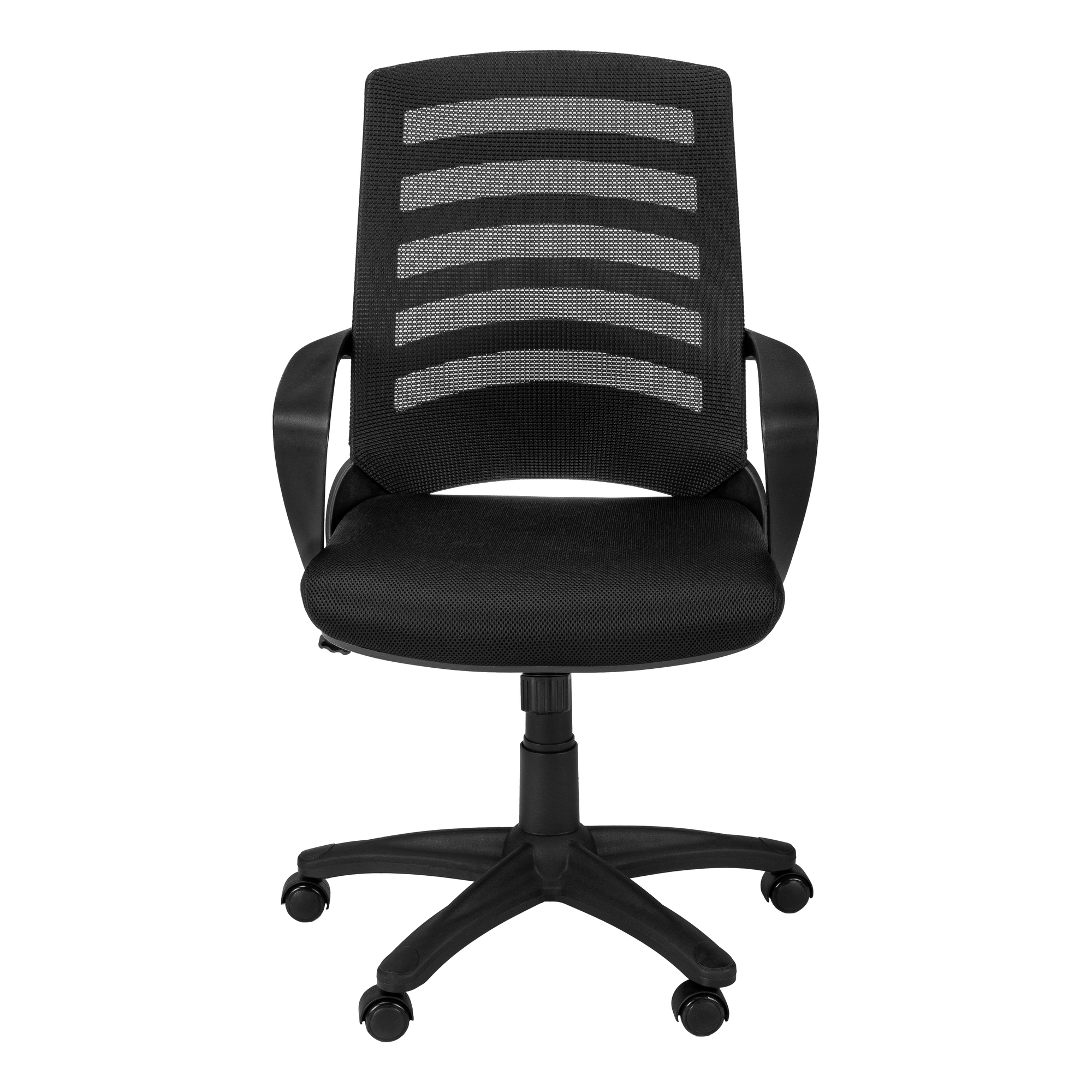 24.25" x 24" x 37.75" Black Foam Metal Nylon Multi Position Office Chair