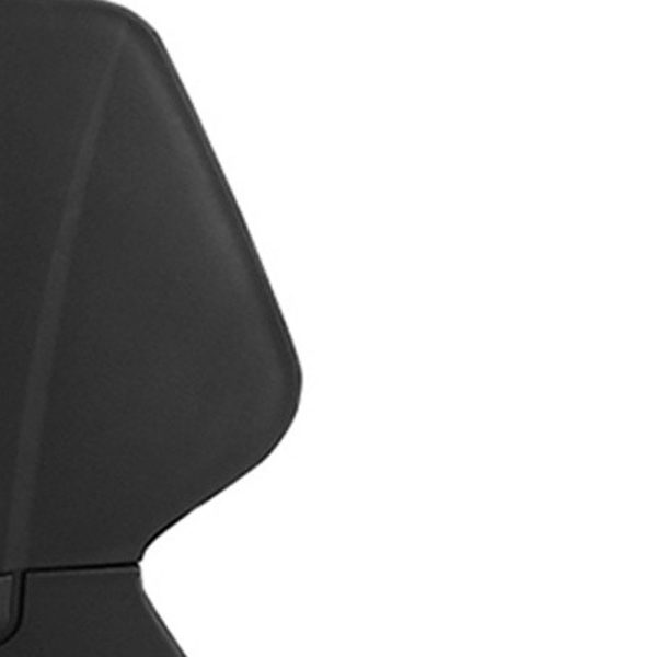 26" x 25" x 96" Black  Foam  Polypropylene  Microfiber  High Back Office Chair - Image 4