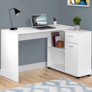 29.5" Particle Board and Laminate Computer Desk with a Storage Cabinet