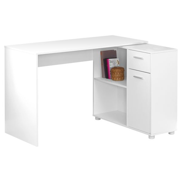 29.5" Particle Board and Laminate Computer Desk with a Storage Cabinet - Image 2