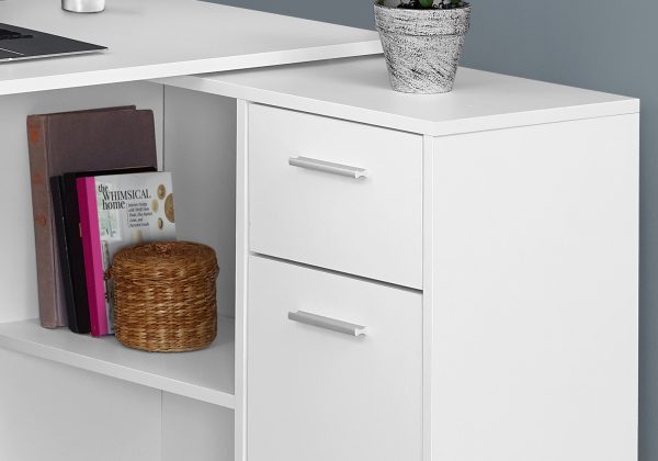 29.5" Particle Board and Laminate Computer Desk with a Storage Cabinet - Image 3