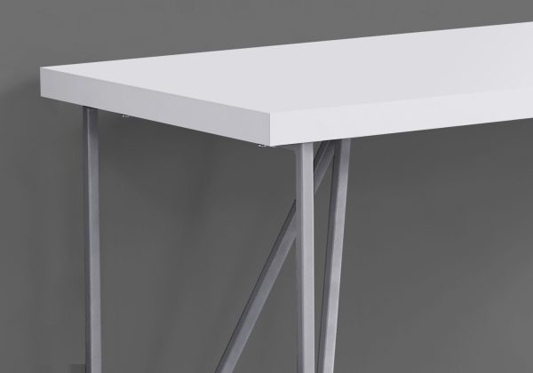 22" White Rectangular Computer Desk - Image 2
