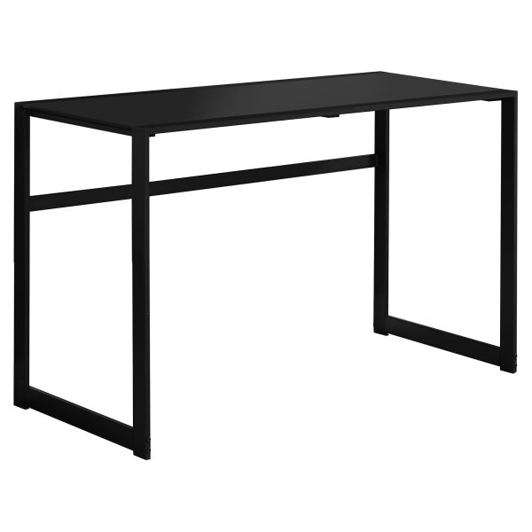 22" Black Rectangular Computer Desk