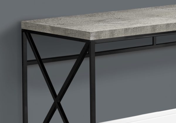 24" Grey Rectangular Computer Desk - Image 2