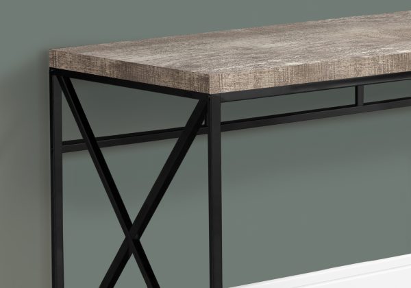 24" Taupe Rectangular Computer Desk - Image 2