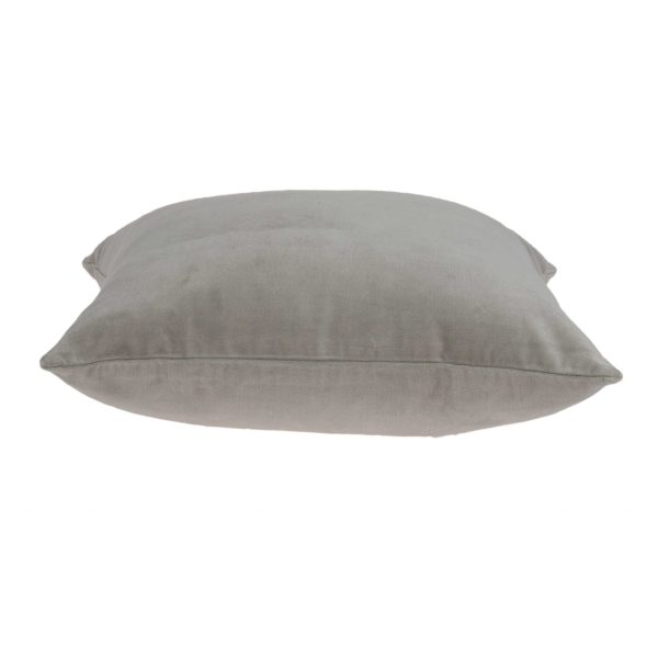20" x 0.5" x 20" Transitional Gray Solid Pillow Cover - Image 3