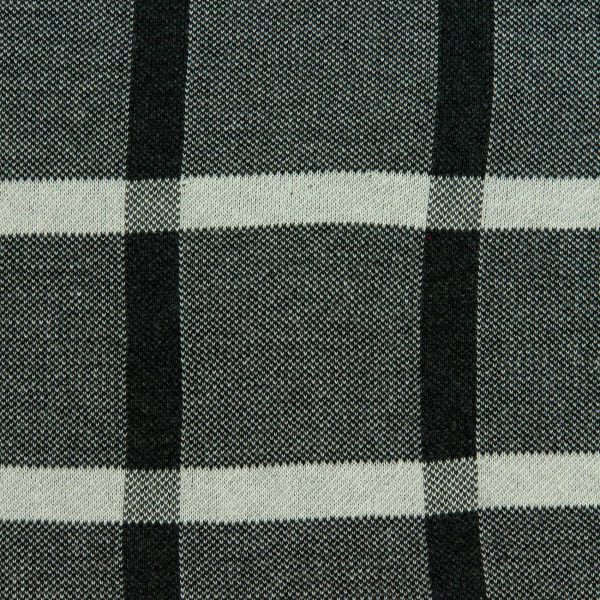 Gray Plaid Cotton Pillow Cover - Image 5