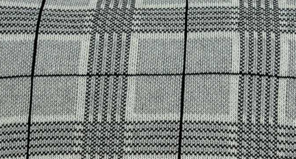 20 x 20 Square Grey Mini Plaid Pillow Cover - Image 4