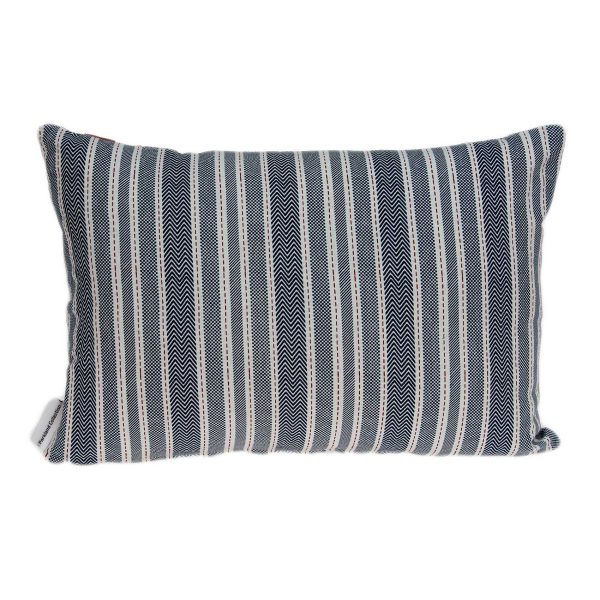 20" x 0.5" x 14" Nautical Blue Pillow Cover - Image 3