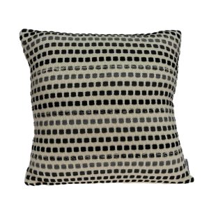 Modern Square Shades of Gray Accent Pillow Cover
