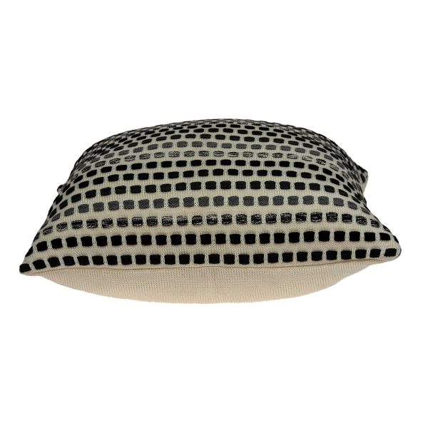 Modern Square Shades of Gray Accent Pillow Cover - Image 3