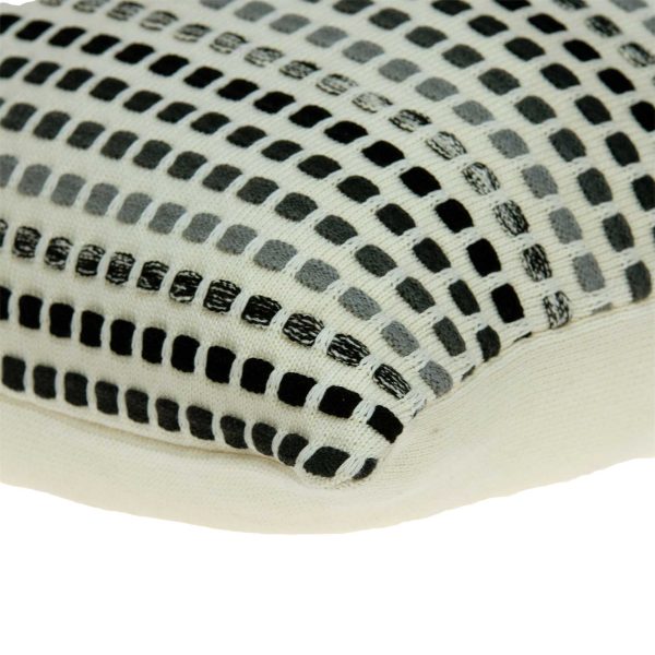 Modern Square Shades of Gray Accent Pillow Cover - Image 4
