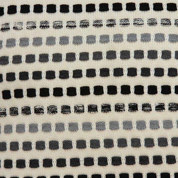 Modern Square Shades of Gray Accent Pillow Cover - Image 5