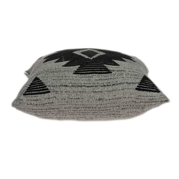 Square Southwest Gray Accent Pillow Cover - Image 3