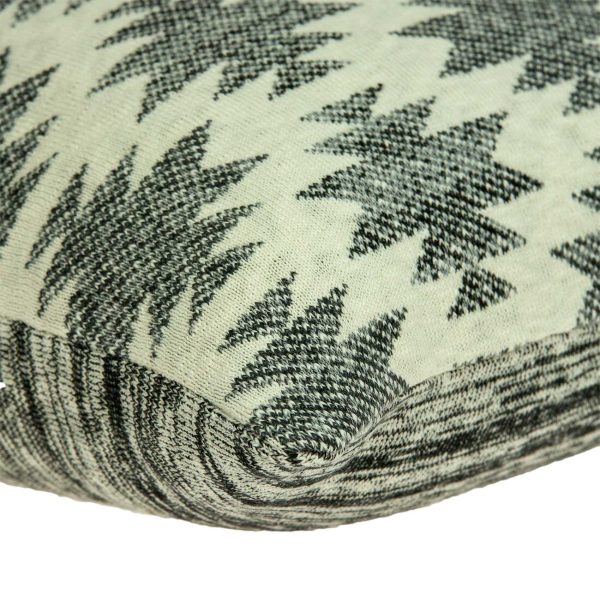 Square Southwest Cool Gray Accent Pillow Cover - Image 4