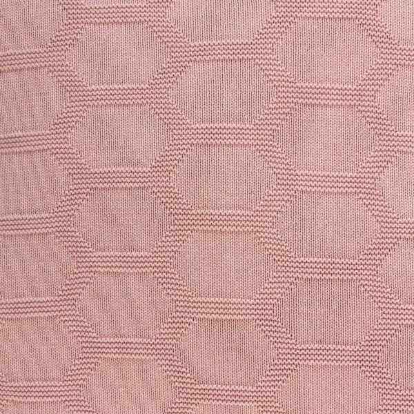 20" x 0.5" x 20" Transitional Pink Cotton Pillow Cover - Image 5