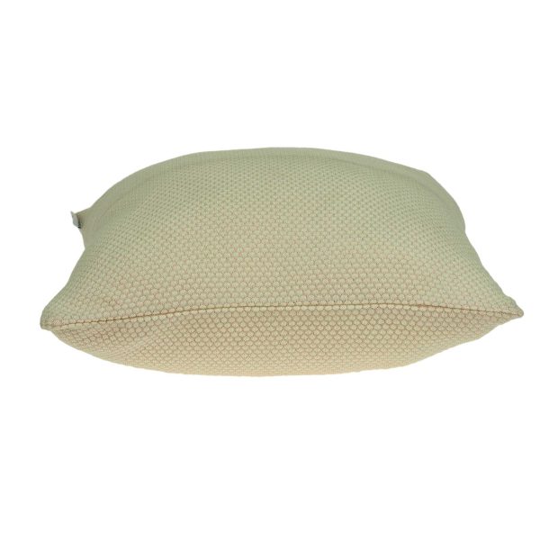 Casual Square Sweater Knit Beige Accent Pillow Cover - Image 3