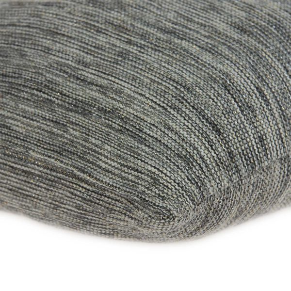 Casual Square Heather Gray Accent Pillow Cover - Image 4
