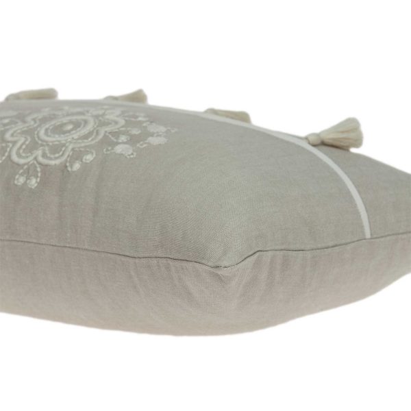 20" x 0.5" x 14" Elegant Transitional Beige Accent Pillow Cover - Image 5