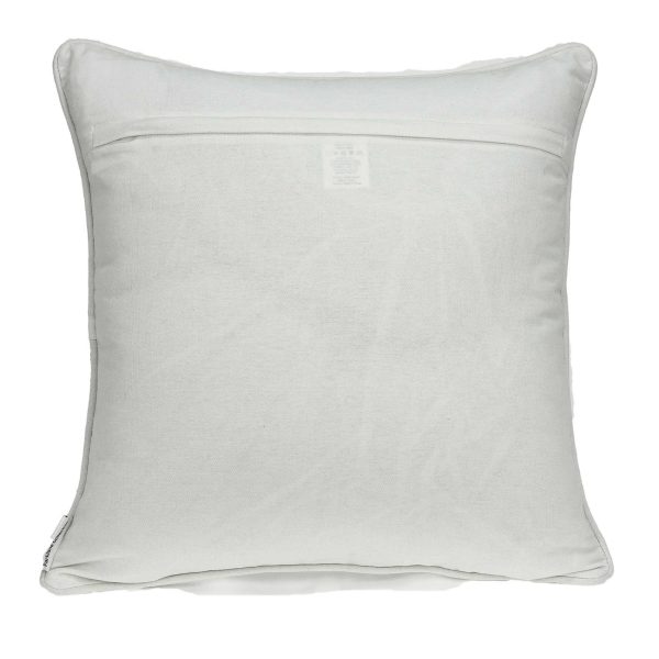 20" x 0.5" x 20" Transitional Gray and White Pillow Cover - Image 2