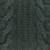 Gray Sweater Knit Lumbar Accent Pillow Cover - Image 5
