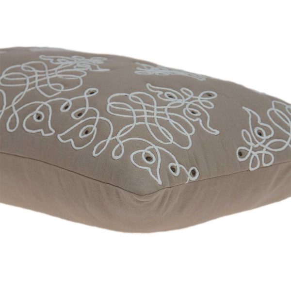 20" x 0.5" x 14" Traditional Beige Pillow Cover - Image 5