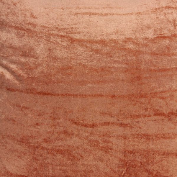 18" x 7" x 18" Transitional Orange Solid Pillow Cover With Poly Insert - Image 5