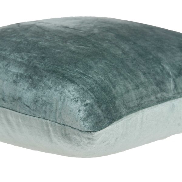 18" x 7" x 18" Transitional Sea Foam Solid Pillow Cover With Poly Insert - Image 3