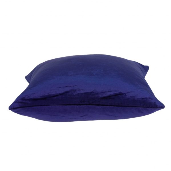 20" x 7" x 20" Transitional Royal Blue Solid Pillow Cover With Poly Insert - Image 3